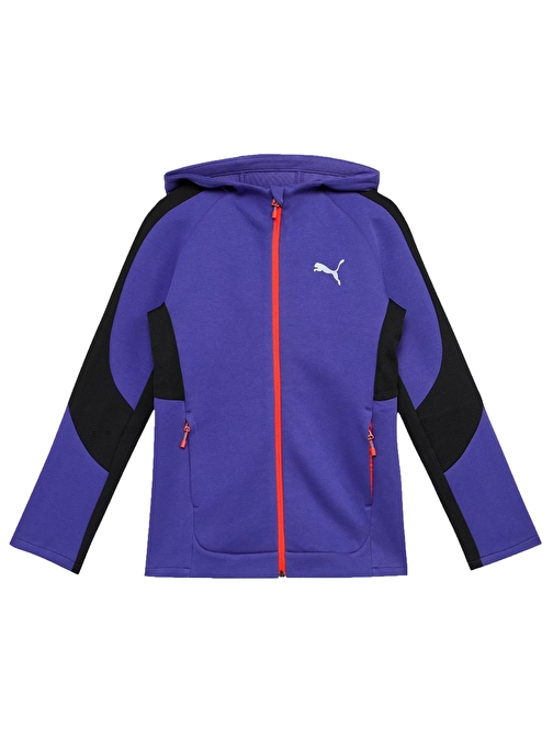 681803-27 Puma Evostrıpe Fz Hoodie Dk &amp;Ccedil;ocuk Ceket Lacivert