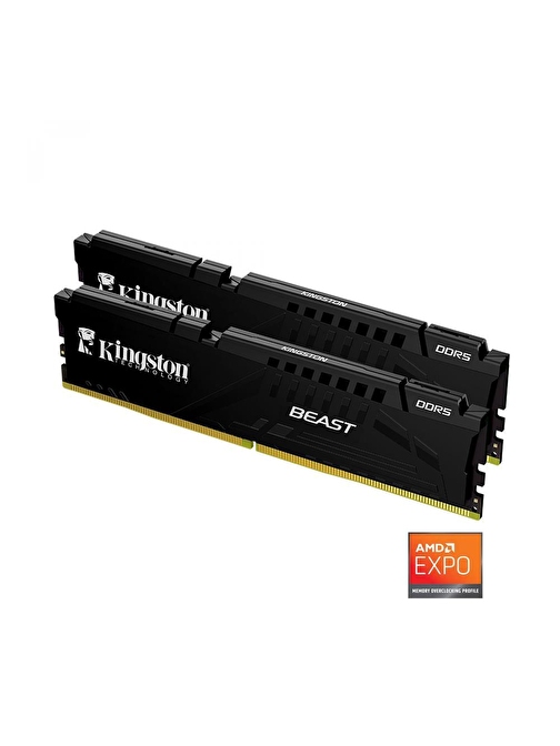 Kingston Beast Expo 64GB DDR5 6000MHz KF560C30BBEK2-64TR CL30 Kit (2x32GB) Pc Ram