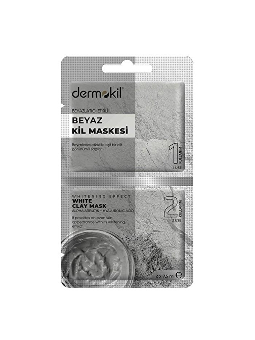 DERMOKİL BEYAZLATICI ETKİLİ KİL MASKESİ