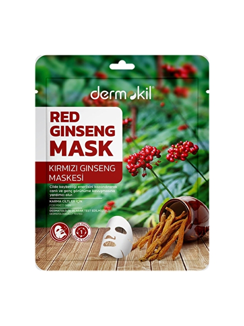 DERMOKİL KIRMIZI GİNSENG MASKESİ 20 GR