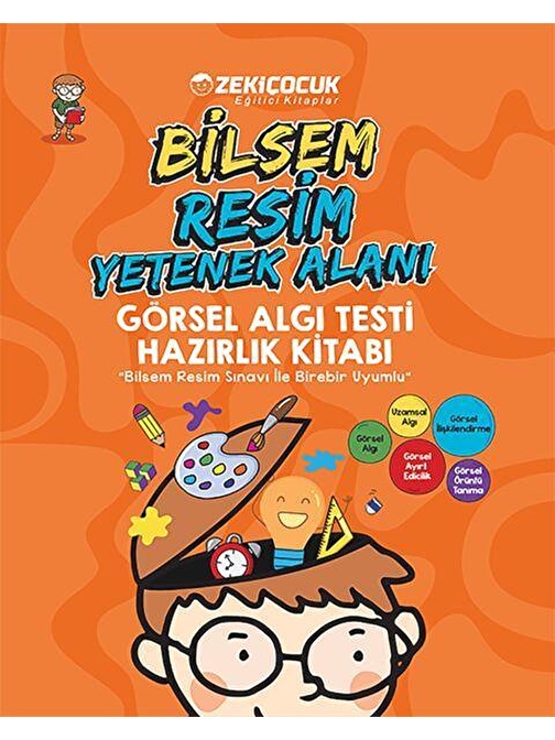 Bilsem Resim Yetenek Alanı Görsel Algı Testi Hazırlık Kitabı Zeki Çocuk