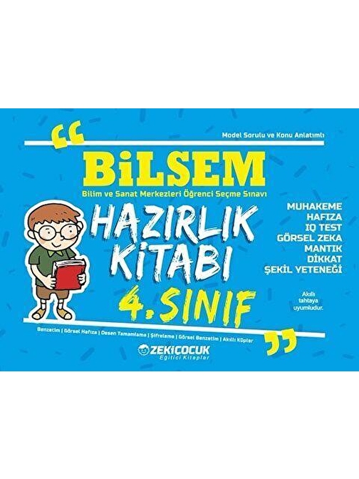 4. Sınıf Bilsem Hazırlık Kitabı Zeki Çocuk Yayınları