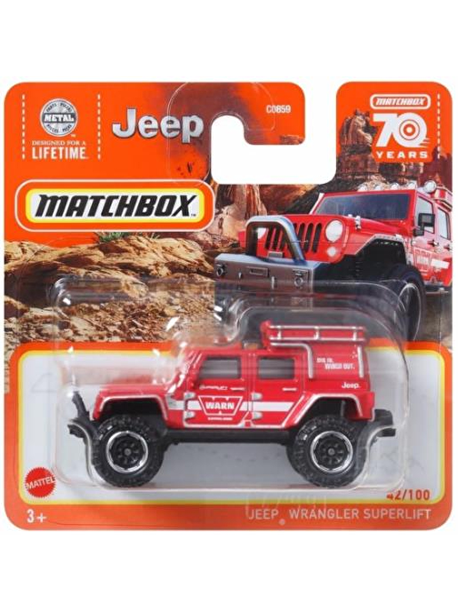 Matchbox Tekli Arabalar Jeep Wrangler Superlift HLD28