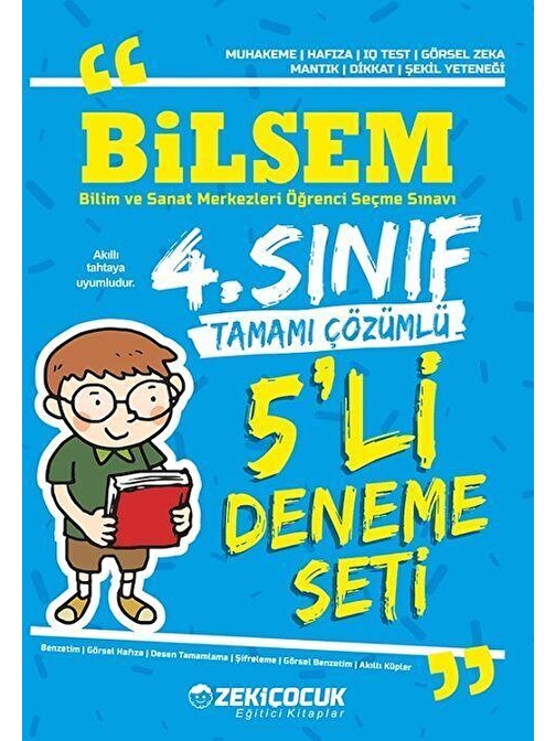 4. Sınıf Bilsem 5 li Deneme Seti Zeki Çocuk Yayınları