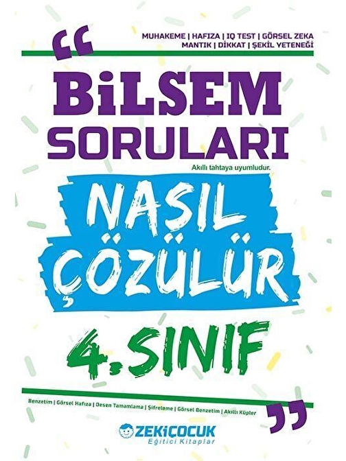 4. Sınıf Bilsem Soruları Nasıl Çözülür Zeki Çocuk Yayınları