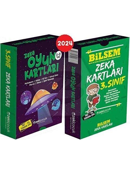 3. Sınıf Bilsem Zeka Kartları Zeki Çocuk