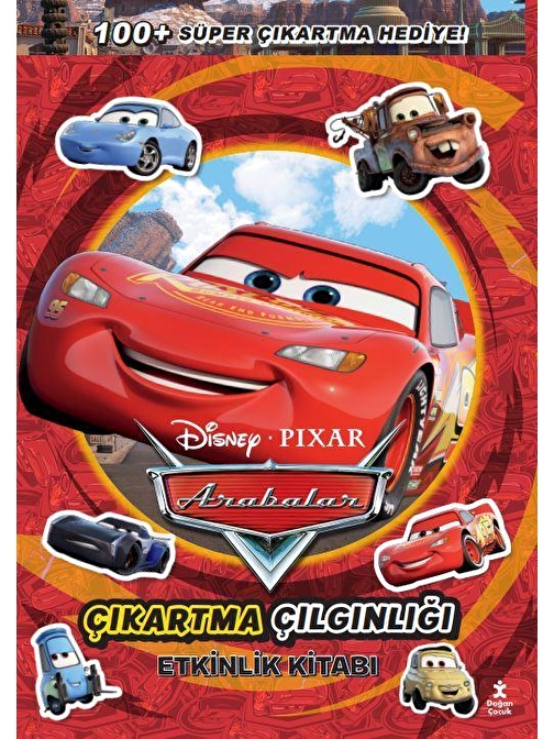 Disney Arabalar   Çıkartma Çılgınlığı Etkinlik Kitabı