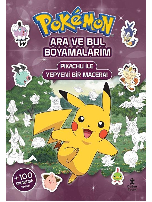 Pokémon - Ara Ve Bul Boyamalarım   Pikachu İle Yepyeni Bir Macera!