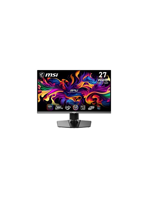 MSI 26.5” MPG 271QRX QD-OLED 2560x1440 (WQHD) 16:9 FLAT QD-OLED 360HZ 0.03MS FREESYNC PREMIUM PRO GAMING MONITOR