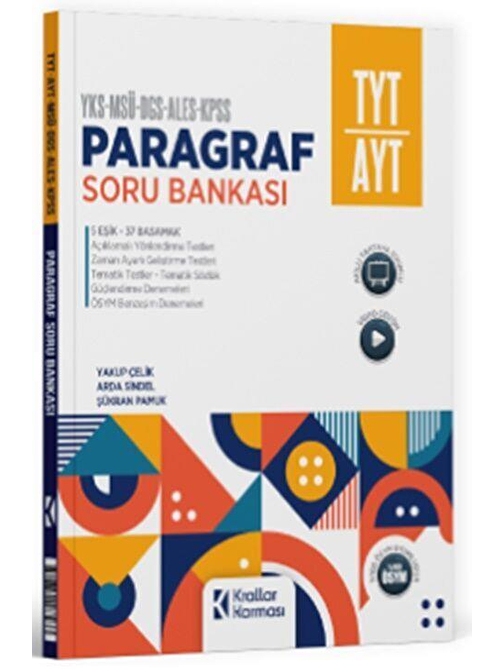 TYT AYT Paragraf Soru Bankası Krallar Karması