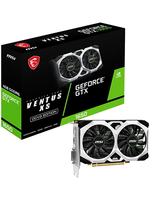 Msi GeForce GTX 1650 D6 Ventus XS OCV3 4GB GDDR6 128 Bit Ekran Kartı