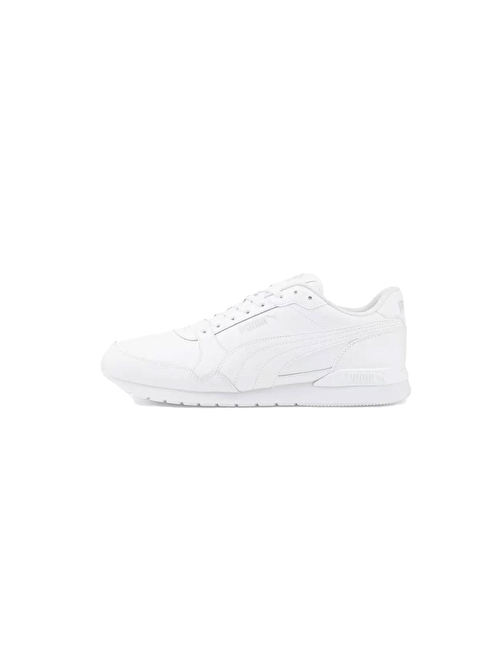 Puma St Runner V3 L Unisex Spor Ayakkabı 384855-20 White-White-Spring Lavender