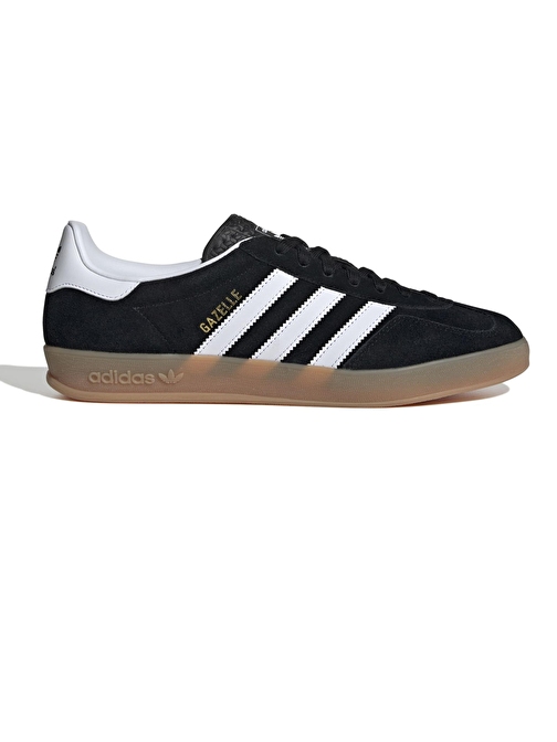 JI2060-E adidas Gazelle Indoor Erkek Spor Ayakkabı Siyah