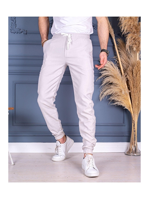 Jogger Pantolon Bel ve Paça Lastikli İnce Yazlık PNT731