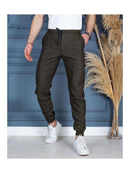 Jogger Pantolon Bel ve Paça Lastikli İnce Yazlık PNT731